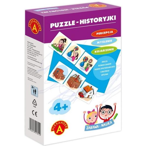 Alexander Puzzle historyjki - Zabawa i Nauka (1835)