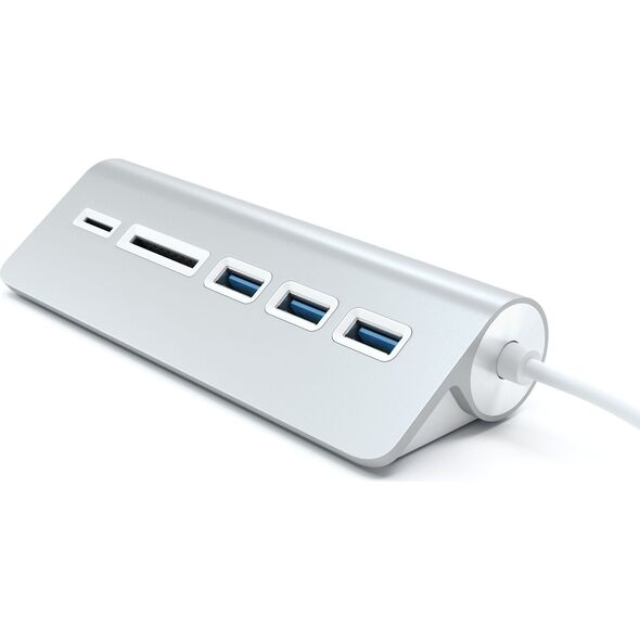 HUB USB Satechi 1x SD 1x microSD  + 3x USB-A 3.0 (ST-3HCRS)