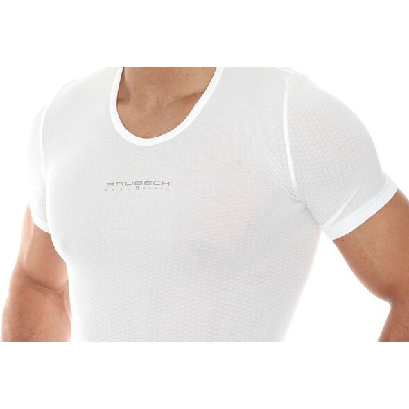 Brubeck Koszulka unisex Base Layer Brubeck biała r. M (SS10540)