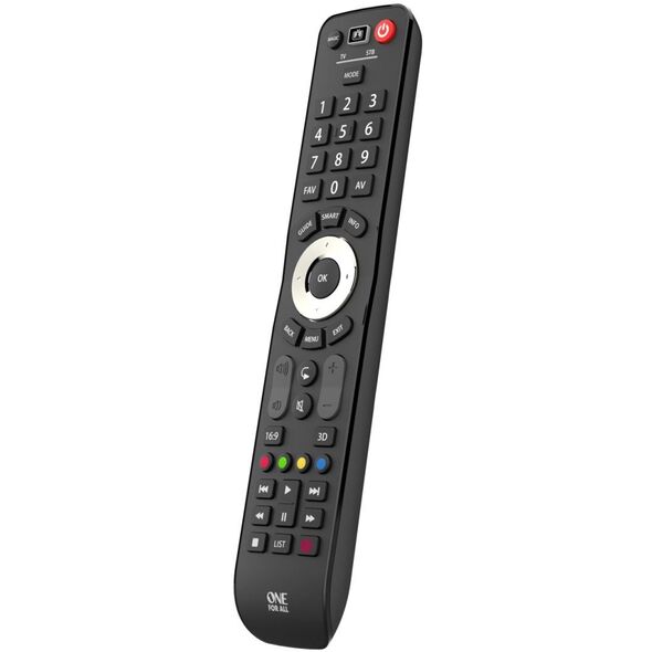 Pilot RTV One For All uniwersalny do 2 urządzeń Dla wszystkich telewizorów i tunerów (urc7125)