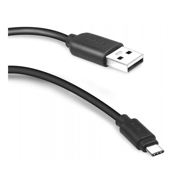 Kabel USB SBS Mobile USB-A - USB-C 1.5 m Czarny (TECABLEMICROC15K)