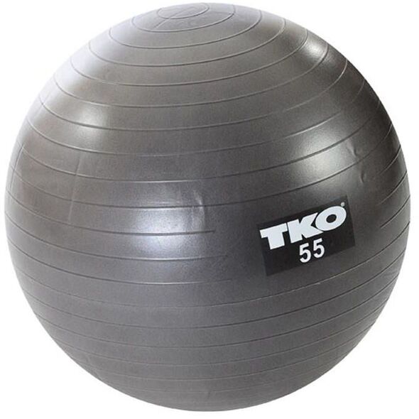 TKO Piłka do ćwiczeń Fitness 55cm grafitowa (122FBP-GR-55)