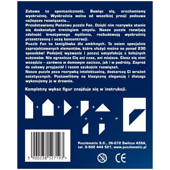 Big Fun Republic Edukacyjne Puzzle - seria Fan (14025)