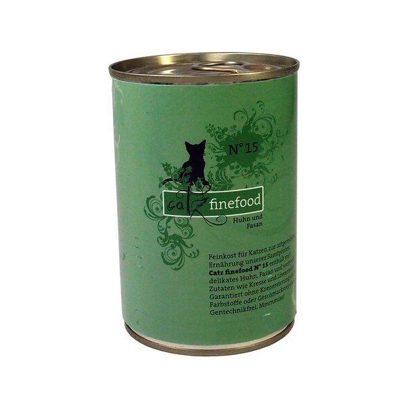 Catz Finefood N.15 Kurczak i Bażant puszka 400g
