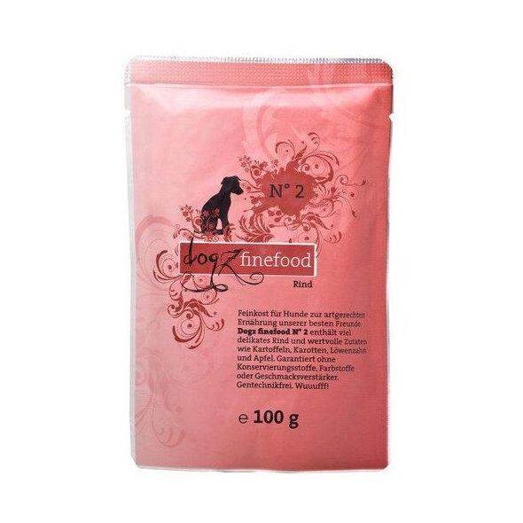 Dogz Finefood N.02 Wołowina saszetka 100g