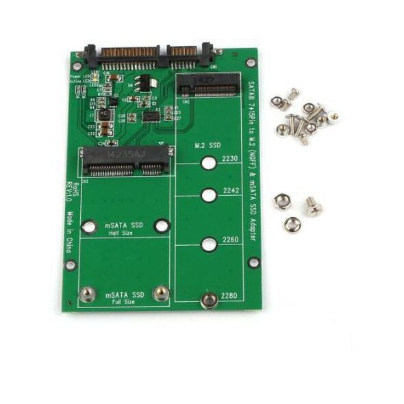 MicroStorage Adapter M.2 NGFF na SATA/mSATA (MSNX1100)