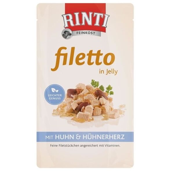 Rinti Rinti Filet 100g Saszetka Kura Jagnięcina