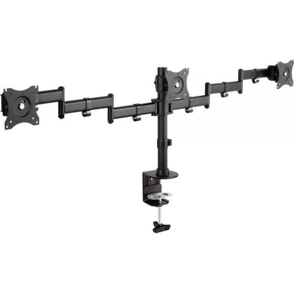 InLine Uchwyt biurkowy na 3 monitory 13" - 27" (23104B)