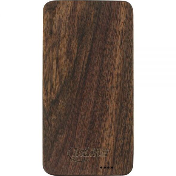 Powerbank InLine Woodplate 5000mAh Brązowy