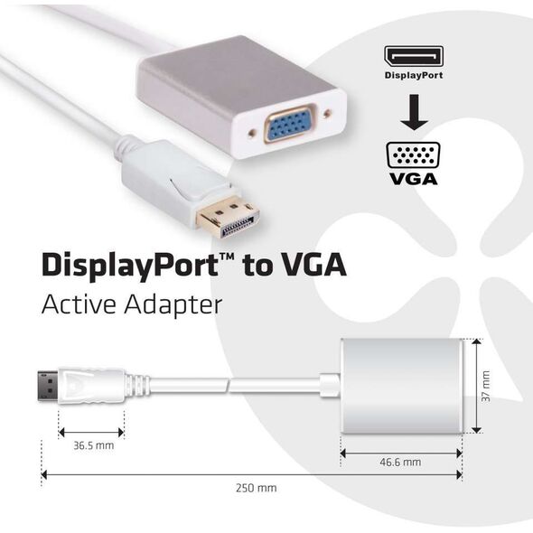 Adapter AV Club 3D 0.2m biały (CAC-2003)