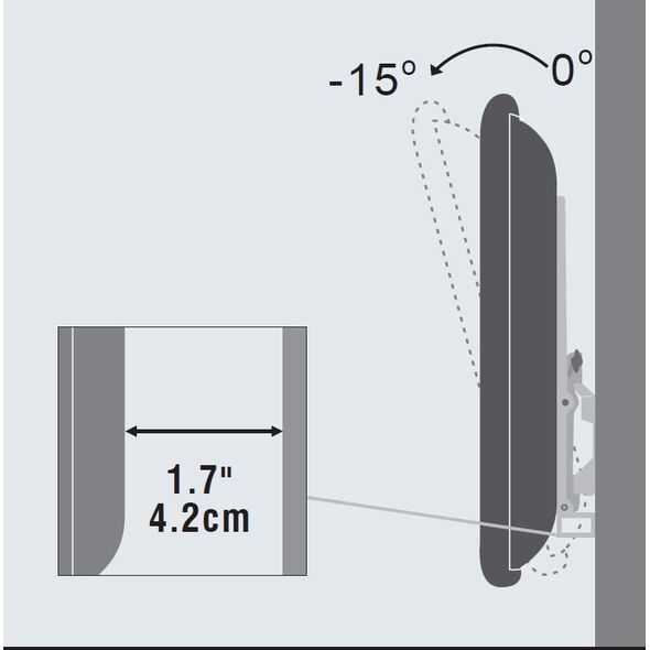 VivoLink Uchwyt ścienny 40'' - 65''