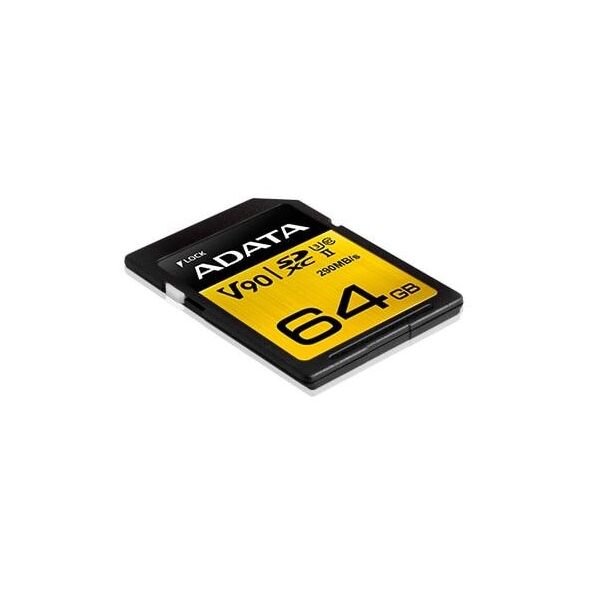 Karta ADATA Premier One SDXC 64 GB Class 10 UHS-II/U3 V90 (ASDX64GUII3CL10-C)