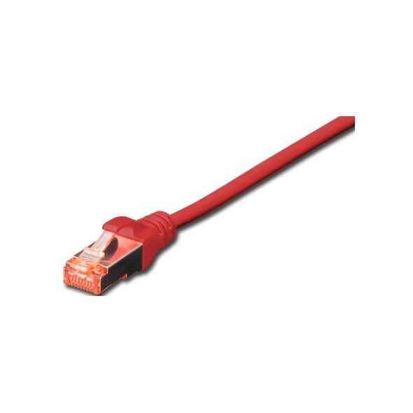 Digitus Patchcord CAT6, S-FTP, 0.5m, czerwony, 10 sztuk (DK-1644-005-R-10)