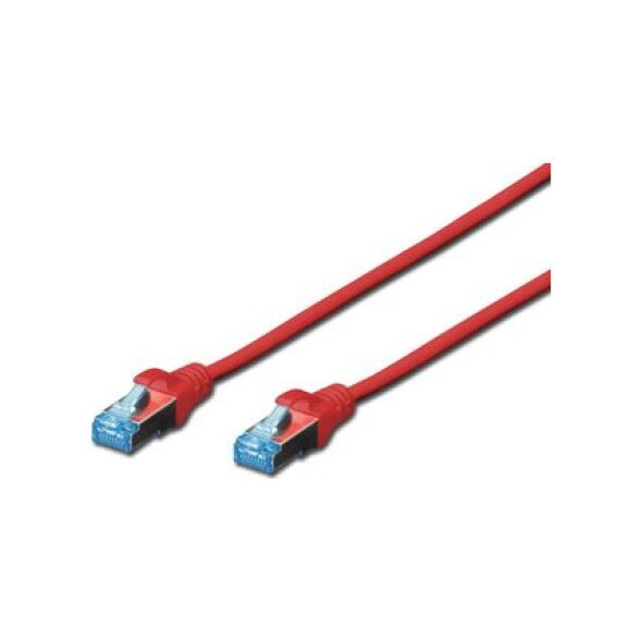 Digitus Patchcord CAT5e SF-UTP, 1m, czerwony (DK-1531-010/R)