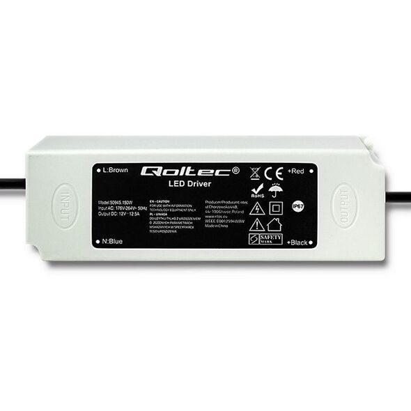 Qoltec Zasilacz LED Driver IP67 150W 12.5A (50945)