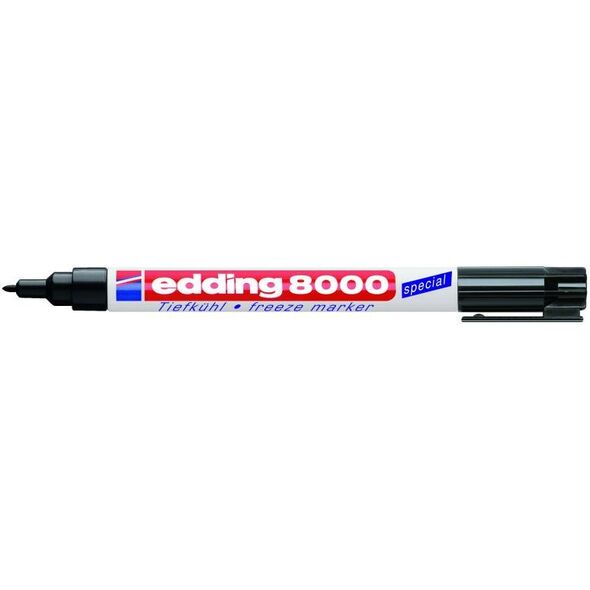 Edding MARKER MROZOODPORNY 1mm CZARNY CLIP STRIPS (8000/1-CL ED)