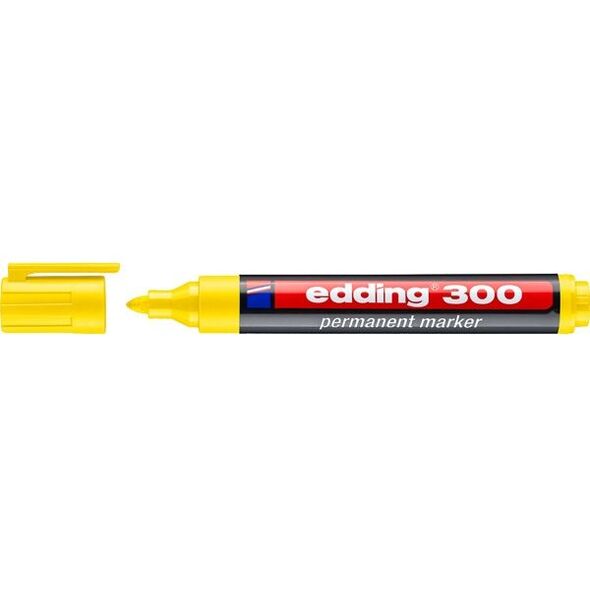 Edding Marker permanentny, okrągła końcówka 1,5-3MM żółty (300/005/Z ED)