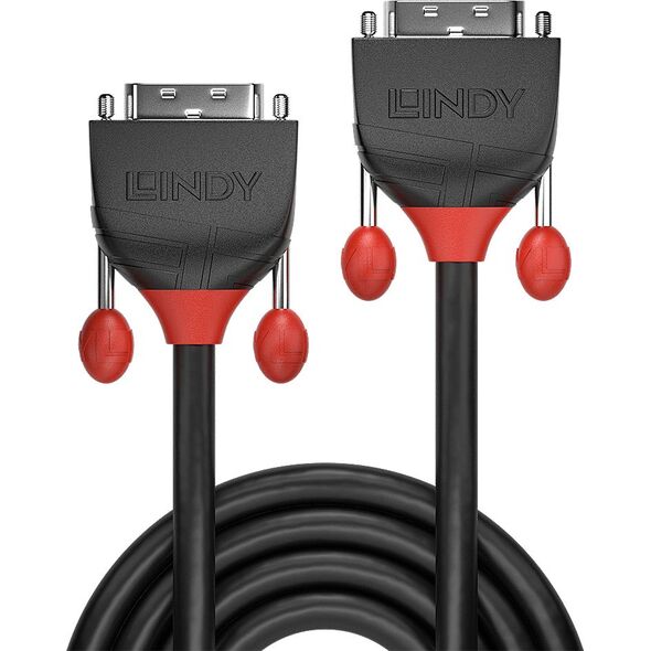Kabel Lindy DVI-D - DVI-D 5m czarny (36254)