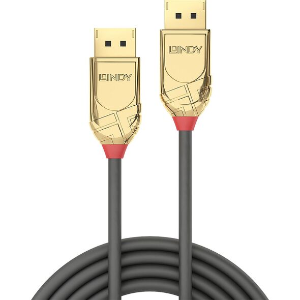 Kabel Lindy DisplayPort - DisplayPort 7.5m złoty (36295)