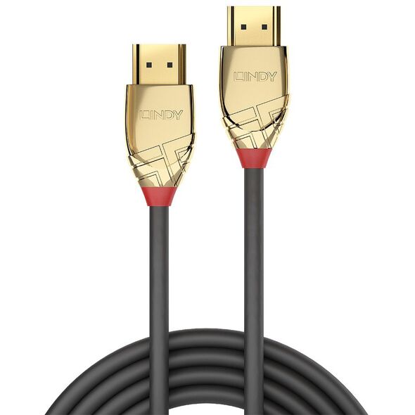Kabel Lindy HDMI - HDMI 7.5m złoty (37865)