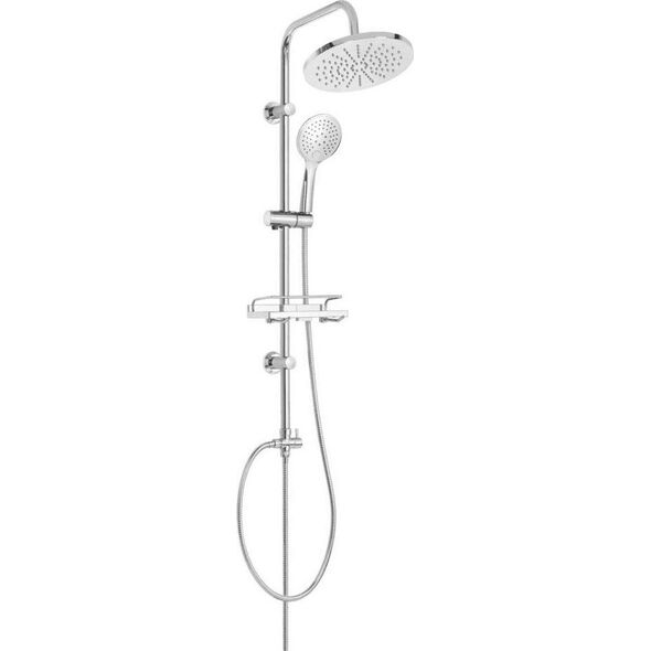 Zestaw prysznicowy Invena Corso z deszczownicą chrom (AU-23-001-C)