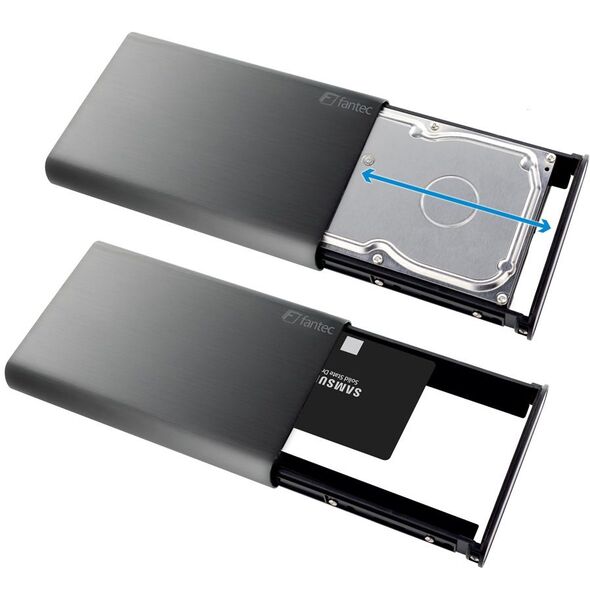 Kieszeń Fantec USB-C 3.1 - 3.5" SATA DB-ALU31 (1973)