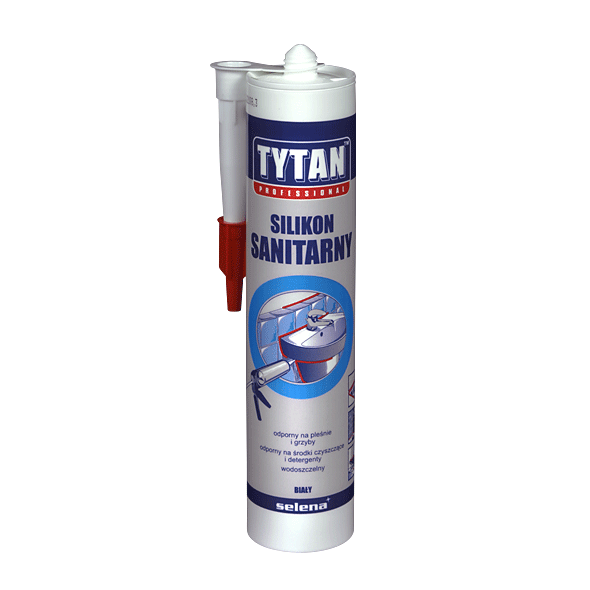 Tytan Silikon sanitarny TYTAN biały 310ml
