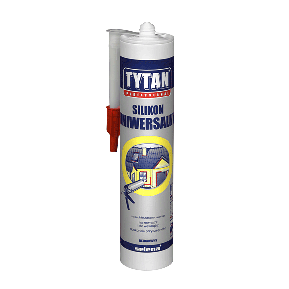 Tytan Silikon uniwersalny bezbarwny 310ml