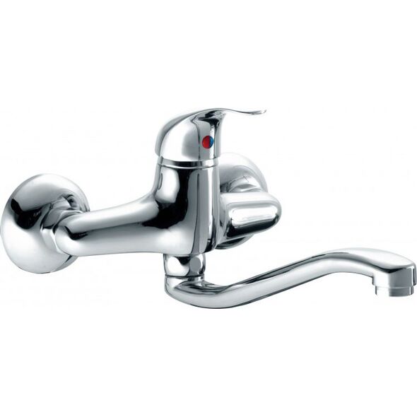 Bateria umywalkowa KFA Baryt ścienna chrom (550-810-00)