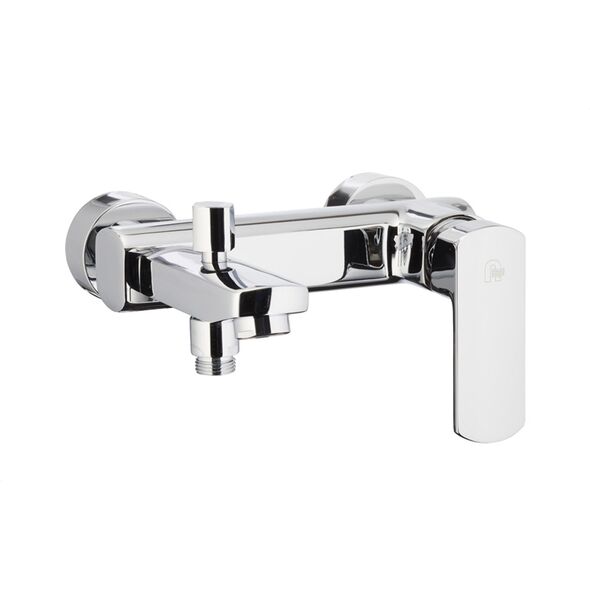 Bateria wannowa KFA Korund ścienne chrom (4004-010-00)