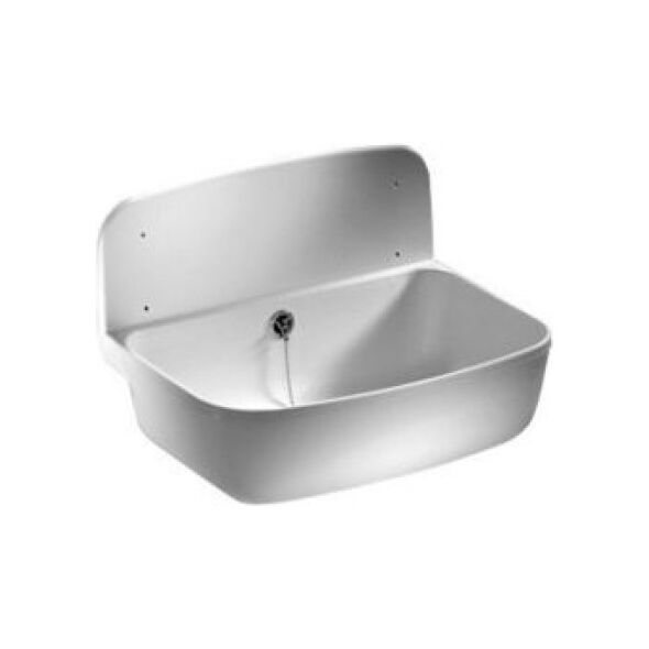 Zlewozmywak ABU-Plast  gospodarczy przyścienny 49,5x34,5cm Granit (60001B6 0007)