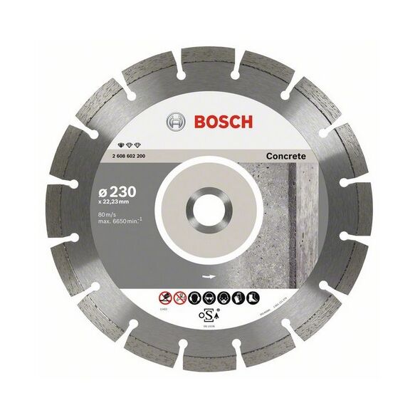 Bosch Tarcza tnąca diamentowa Standard for Concrete 115x22x1,6mm (2.608.602.196)