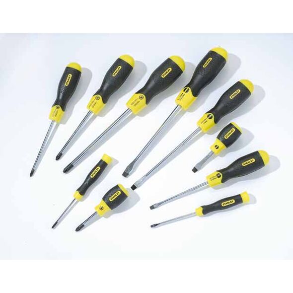 Stanley Zestaw wkrętaków CushionGrip 10szt. PŁ PZ 65-014
