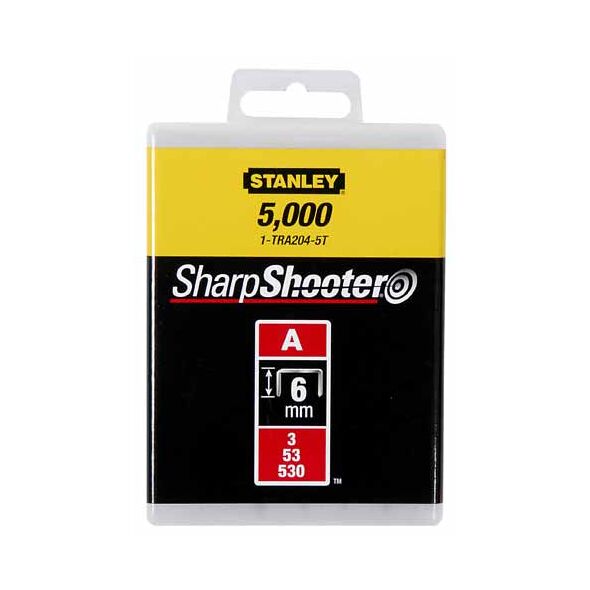 Stanley Zszywki typu A 5/53/530 6mm 1000szt. (TRA204T)
