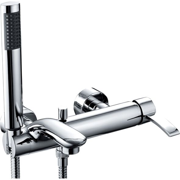 Bateria wannowa KFA Malachit ścienne chrom (4404-510-00)