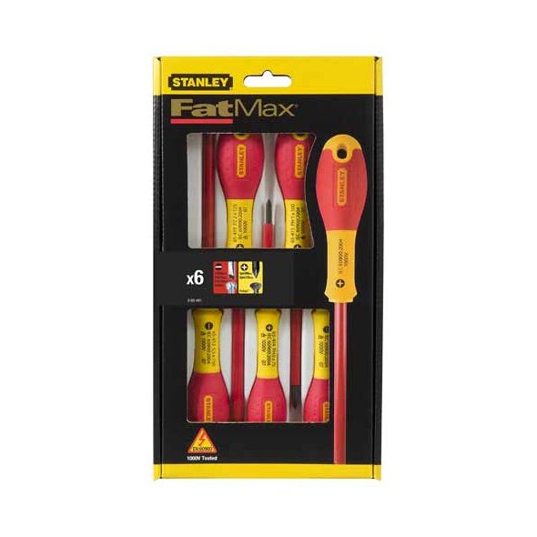Stanley Zestaw wkrętaków dla elektryków FatMax PŁ, PH 6szt. (65-441)