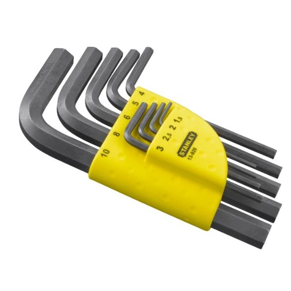Stanley Zestaw kluczy imbusowych hex typ L 1,5-10mm 10szt. (13-929)