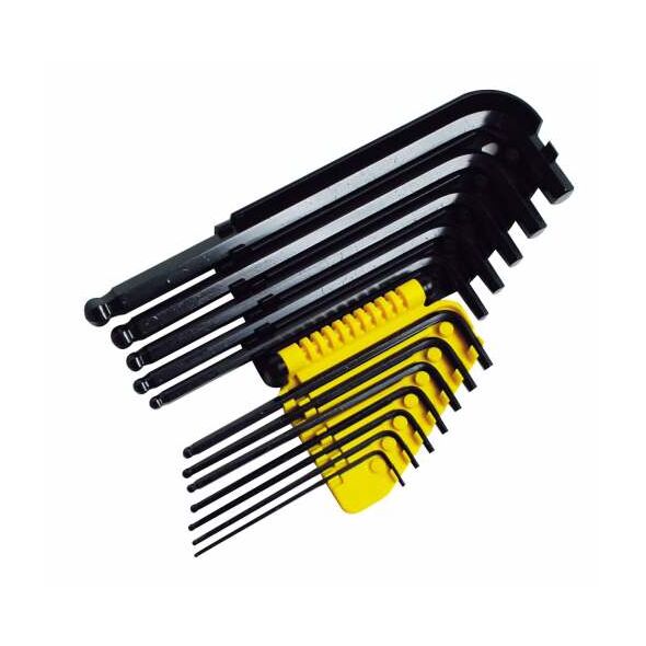 Stanley Zestaw kluczy imbusowych hex typ L 1/16-5/16" z kulką 12szt. (69-257)