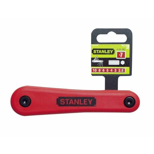 Stanley Zestaw kluczy imbusowych hex wielofunkcyjne 1,5-6mm 7szt. (69-261)