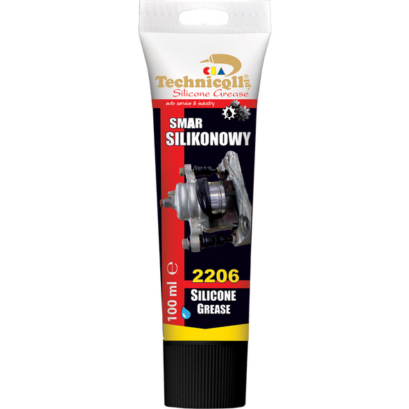 Technicqll Smar silikonowy do prowadnic biały 2206 100ml (M-607)