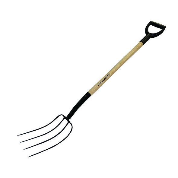 Fiskars Grabie 4-zębne z drewnianym trzonkiem (1023112)