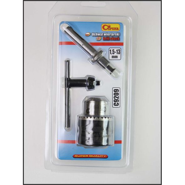 Corona Uchwyt wiertarski z kluczykiem + adapter SDS 1/2" 1,5-13mm C9209