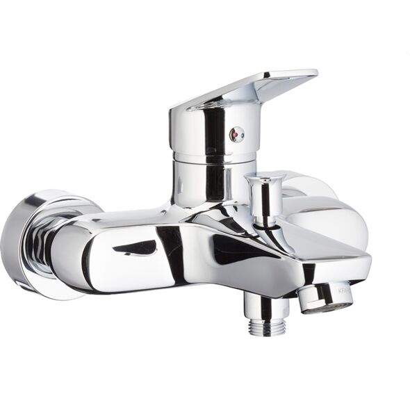 Bateria wannowa KFA Topaz ścienne chrom (4014-010-00)