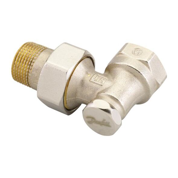 Danfoss Zawór grzejnikowy kątowy 3/4" RLV-S 20 odcinający - 003L0125