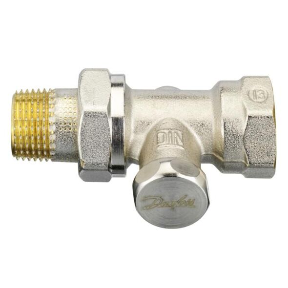 Danfoss Zawór grzejnikowy prosty 1/2" RLV-S 15 odcinający (003L0124)