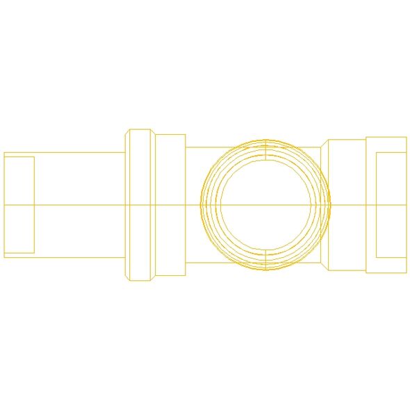 Danfoss Zawór grzejnikowy prosty 1/2" RLV-S 15 odcinający (003L0124)