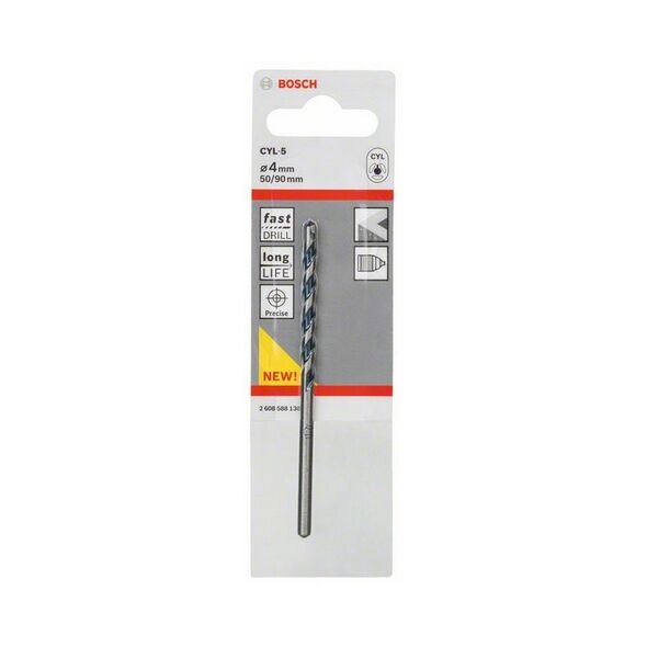 Wiertło Bosch do betonu walcowe 4mm  (B-2608588138)