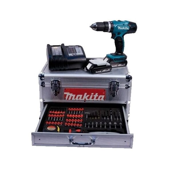 Wiertarko-wkrętarka Makita DHP453SYEX 18 V 2 x akumulator 1.5 Ah