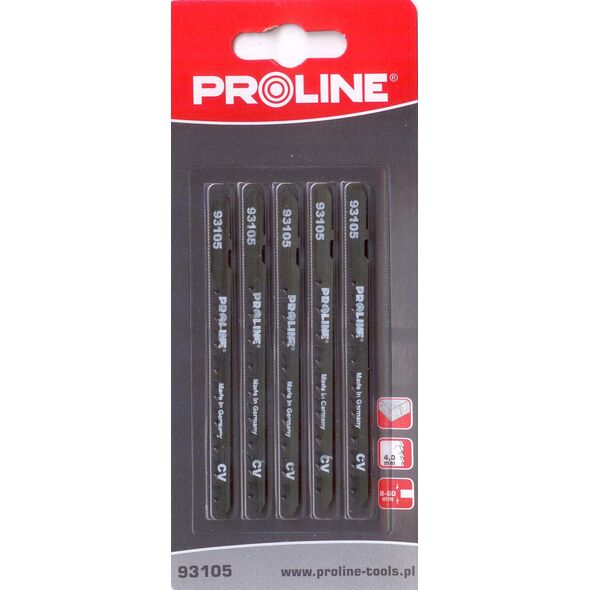 Pro-Line Brzeszczoty do wyrzynarki 5szt. 100mm 6TPI typ U - 93405