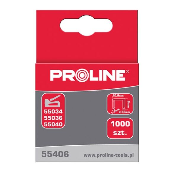 Pro-Line Zszywki hartowane typ G 14mm 1000szt. - 55414